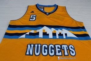 Maillot NBA Pas Cher Denver Nuggets Nate Robinson 5 Jaune