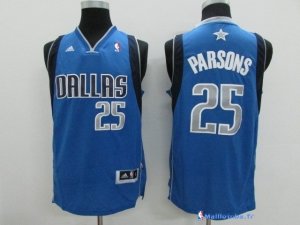 Maillot NBA Pas Cher Dallas Mavericks Chandler Parsons 25 Bleu