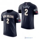 Maillot Manche Courte New Orleans Pelicans Ian Clark 2 Marine 2017/18