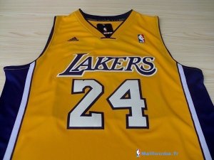 Maillot NBA Pas Cher Los Angeles Lakers Kobe Bryant 24 Jaune