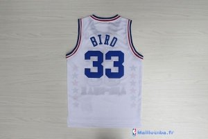 Maillot NBA Pas Cher All Star 1990 Larry Joe 33 Bird Blanc