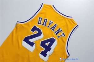 Maillot NBA Pas Cher Los Angeles Lakers Kobe Bryant 24 Retro Jaune