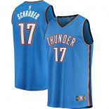 Oklahoma City Thunder Dennis Schroder Fanatics Branded Blue Fast Break Player Jersey - Icon Edition
