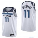 Maillot NBA Pas Cher Minnesota Timberwolves Jamal Crawford 11 Blanc Association 2017/18