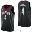 Maillot NBA Pas Cher Houston Rockets P.J. Tucker 4 Noir Statement 2017/18