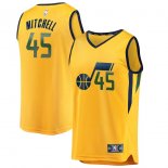 Utah Jazz Donovan Mitchell Fanatics Branded Gold Fast Break Replica Jersey - Statement Edition