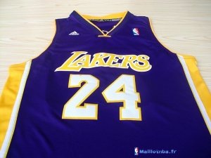 Maillot NBA Pas Cher Los Angeles Lakers Kobe Bryant 24 Pourpre