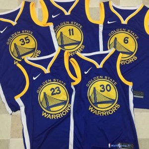 Maillot NBA Pas Cher Golden State Warriors Nick Young 6 Bleu Icon 2017/18