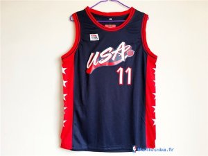 Maillot NBA Pas Cher USA 1996 Karl Malone 11 Noir