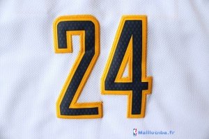 Maillot NBA Pas Cher Indiana Pacers Paul George 24 Blanc