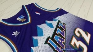 Maillot NBA Pas Cher Utah Jazz Karl Malone 32 Pourpre