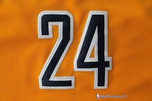 Maillot NBA Pas Cher Indiana Pacers Paul George 24 Jaune