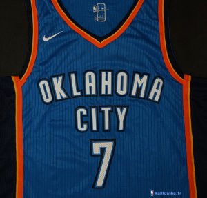 Maillot NBA Pas Cher Oklahoma City Thunder Carmelo Anthony 7 Bleu Icon 2017/18