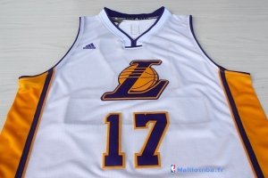 Maillot NBA Pas Cher Noël Los Angeles Lakers Jeremy 17 Blanc