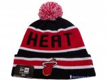 Tricoter un Bonnet NBA 2017 Miami Heat Rouge Blanc Noir 1