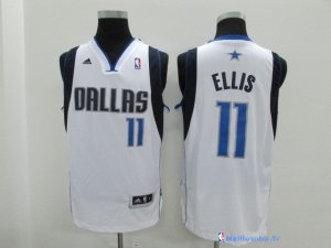 Maillot NBA Pas Cher Dallas Mavericks Monta Ellis 11 Blanc