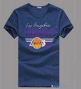 T-Shirt NBA Pas Cher Los Angeles Lakers Tinta Bleu 1