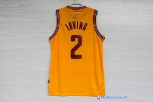 Maillot NBA Pas Cher Cleveland Cavaliers Kyrie Irving 2 Jaune