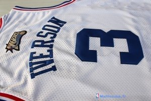 Maillot NBA Pas Cher All Star 2003 Allen Iverson 3 Blanc