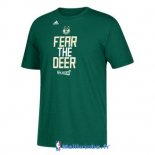 T-Shirt NBA Pas Cher 2017 Playoffs Participant Slogan Milwaukee Bucks