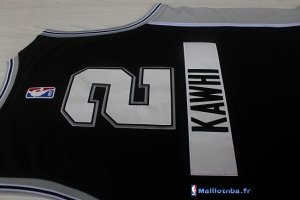 Maillot NBA Pas Cher Noël San Antonio Spurs Kawhi 2 Noir