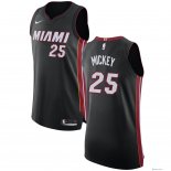 Maillot NBA Pas Cher Miami Heat Jordan Mickey 25 Noir Icon 2017/18