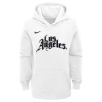 LA Clippers Nike White 2019/20 City Edition Club Pullover Hoodie