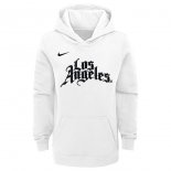 LA Clippers Nike White 2019/20 City Edition Club Pullover Hoodie