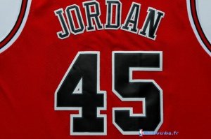Maillot NBA Pas Cher Chicago Bulls Michael Jordan 45 Retro Rouge