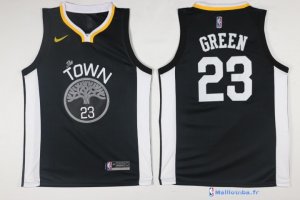 Maillot NBA Pas Cher Golden State Warriors Draymond Green 23 Noir Statement 2017/18