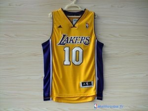 Maillot NBA Pas Cher Los Angeles Lakers Steve Nash 10 Jaune