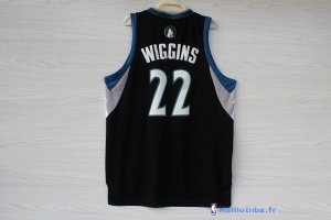 Maillot NBA Pas Cher Minnesota Timberwolves Andrew Wiggins 22 Noir