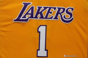 Maillot NBA Pas Cher Los Angeles Lakers D'Angelo Russell 1 Jaune