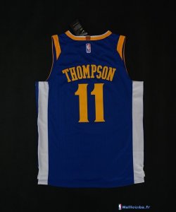 Maillot NBA Pas Cher Golden State Warriors Klay Thompson 11 Bleu 2017/18