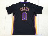 Maillot NBA Pas Cher Los Angeles Lakers Nick Young 0 Noir MC