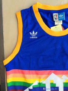 Maillot NBA Pas Cher Denver Nuggets Carmelo Anthony 15 Bleu