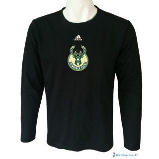 Maillot NBA Pas Cher Milwaukee Bucks ML Noir