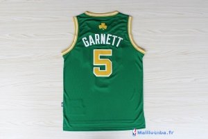 Maillot NBA Pas Cher Boston Celtics Kevin Garnett 5 Vert Or