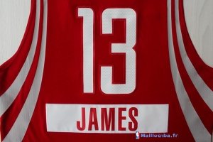 Maillot NBA Pas Cher Noël Golden State James 13 Rouge