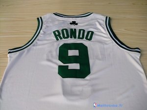 Maillot NBA Pas Cher Boston Celtics Rajon Rondo 9 Blanc