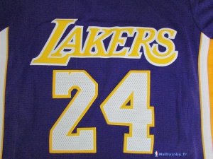 Maillot NBA Pas Cher Los Angeles Lakers Kobe Bryant 24 Pourpre MC