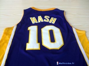 Maillot NBA Pas Cher Los Angeles Lakers Steve Nash 10 Pourpre