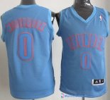 Maillot NBA Pas Cher Noël Oklahoma City Thunder Bleu Westbrook 0