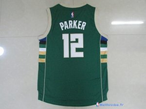 Maillot NBA Pas Cher Milwaukee Bucks Jabari Parker 12 Vert