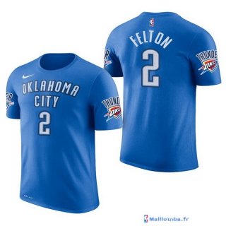 Maillot Manche Courte Oklahoma City Thunder Raymond Felton 2 Bleu 2017/18