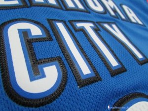 Maillot NBA Pas Cher Oklahoma City Thunder Junior Russell Westbrook 0 Bleu