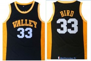 Maillot NCAA Pas Cher Springs Valley Larry Bird 33 Noir