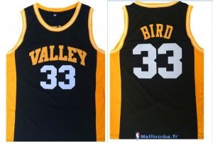 Maillot NCAA Pas Cher Springs Valley Larry Bird 33 Noir