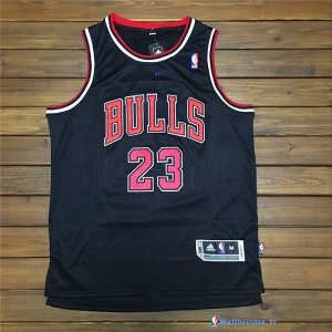 Maillot NBA Pas Cher Chicago Bulls Michael Jordan 23 Noir Rouge