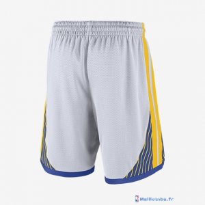 Pantalon NBA Pas Cher Golden State Warriors Nike Blanc